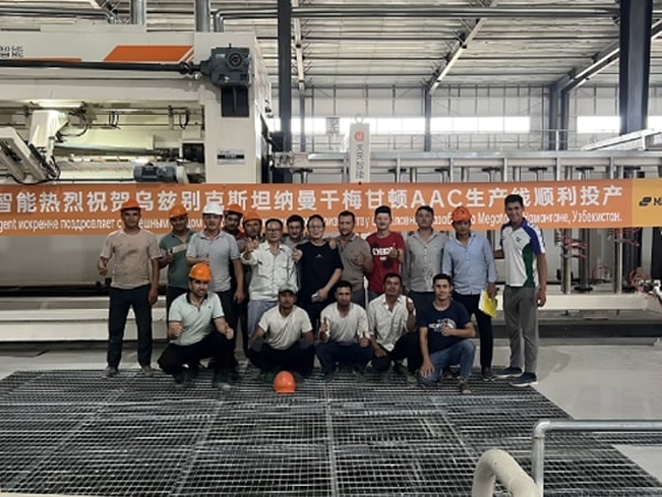 Megaton AAC Factory Completed in Uzbekistan